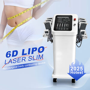 Pelangsing tubuh dengan Lipo bantalan <span class=keywords><strong>Laser</strong></span> tingkat rendah energi mitsubishi vertikal 635nm 650nm terapi cahaya merah perangkat Lipolaser 6D - Product Image 1