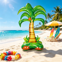 Ballon en aluminium autoportant tropical pour l'été, idéal pour la plage, la piscine, le barbecue, la fête mexicaine, les vacances, la décoration de jardin et les photos, certifié FSC