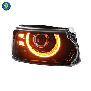 YU GUANG pour Land <span class=keywords><strong>Rover</strong></span> <span class=keywords><strong>Range</strong></span> <span class=keywords><strong>Rover</strong></span> Sport L320 2005 <span class=keywords><strong>2013</strong></span> <span class=keywords><strong>Discovery</strong></span> 4 LED phare mise à niveau phare DRL lampe frontale - Product Image 2