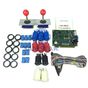 60-in-1 trò chơi <span class=keywords><strong>Arcade</strong></span> cổ điển DIY Kit Máy tự làm với cung cấp điện dây phím điều khiển nút đồng xu phương thức thanh toán đa trò chơi hội đồng quản trị <span class=keywords><strong>PCB</strong></span> - Product Image 1
