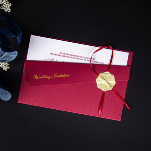 <span class=keywords><strong>Enveloppe</strong></span> d'invitation de <span class=keywords><strong>mariage</strong></span> personnalisée <span class=keywords><strong>avec</strong></span> estampage à chaud et gaufrage, <span class=keywords><strong>avec</strong></span> carte de remerciement en papier - Product Image 6