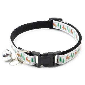 Fabrik Großhandels preis Mehrfarbig verstellbares Weihnachtskatzen-Hunde halsband mit Glocken-Haustier-Katzen halsband - Product Image 5