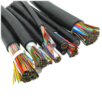 Cable Telefónico para Exteriores RIPO de Cobre Puro HYA CAT3, 10-200 Pares, Cable de Comunicación Subterráneo con Revestimiento de PE/PVC, 305m de Longitud