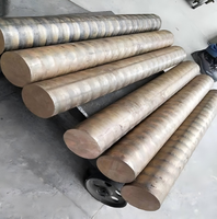 Barre en bronze d'aluminium haute résistance C95400, barre pleine résistante à l'usure pour composants de vannes et engrenages lourds, services de soudage et de pliage