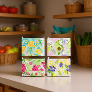 Mi Casita 3D Pull Edge Storage Bag 37x26cm Rectangular Plastic Film Hook Type For Bathroom Neatening - Product Image 2