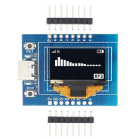 Papan Pengembangan AITEWIN ROBOT ESP32-C3 dengan Layar PMOLED 0.96 Inci (128x64) WiFi untuk Modul IoT Antena Keramik