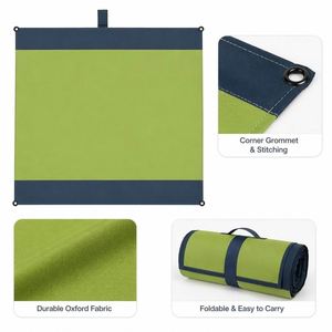 <b>Waterproof</b> <b>Picnic</b> Foldable Outdoor <b>Blanket</b> Sand-Proof Camping Mat Carry Handle Travel Hiking Built-In Inflator Pump Custom - Product Image 3