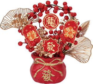 ชุดดอกไม้ประดับตรุษจีน2025ตรุษจีนชุดของขวัญงูเวียดนามสุขสันต์วันตรุษจีน - Product Image 4