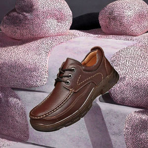 Zapatos Oxford y Mocasines Planos Transpirables de Cuero Genuino Cómodos para Oficina para Hombre, Primavera, Verano, Otoño - Product Image 2