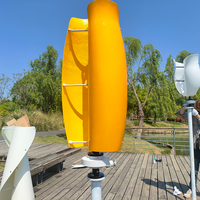 Éolienne verticale de 2000W à montage sur toit, système d'énergie éolienne résidentiel pour usage domestique, haute efficacité