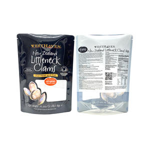 Emballage de riz <span class=keywords><strong>bomba</strong></span> pour aliments biologiques à fenêtre d'impression personnalisée bon marché sac d'emballage de riz debout en plastique transparent transparent - Product Image 4