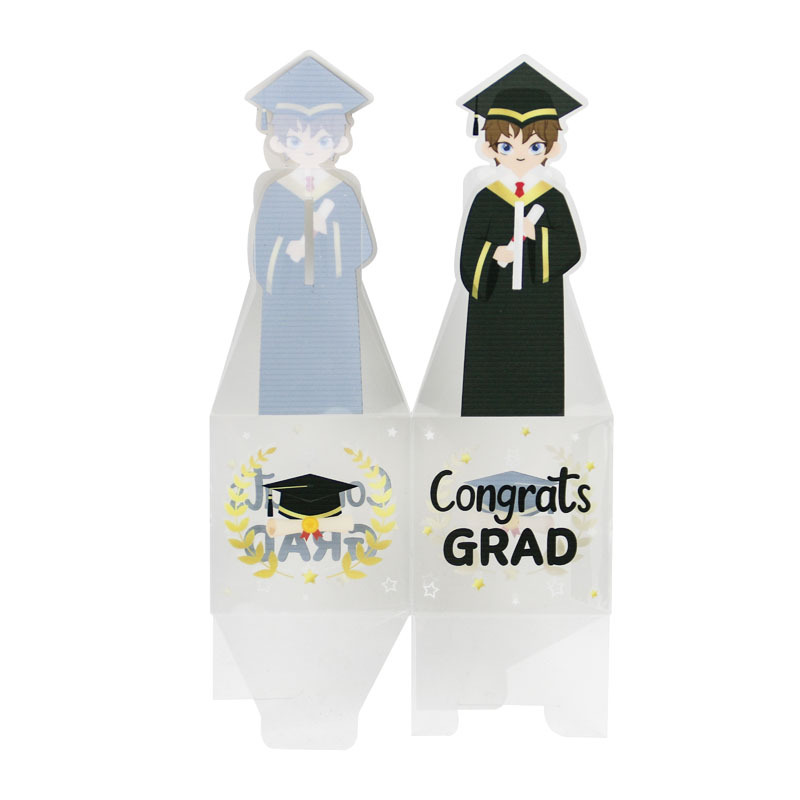 Male bachelor's uniform transparent box