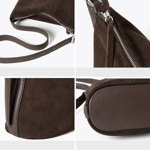 Venta directa de fábrica, venta personalizada al por mayor, moda femenina 2025, bolso de hombro de mujer de gran capacidad de cuero mate de alta merced para mujer - Product Image 6