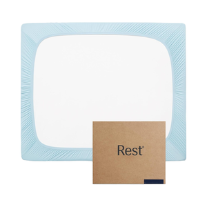 REST-IFS01K REST Evercool <span class=keywords><strong>King</strong></span> <span class=keywords><strong>Size</strong></span> Hellblau Spann betttuch 15 \ "<span class=keywords><strong>Deep</strong></span> Ionic Selbst reinigende Silber garns chutz matratze - Product Image 6