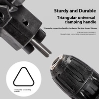 Perceuse électrique à main de qualité industrielle avec dispositif d'angle multi-angle, mandrin multifonction à 90 degrés, perceuses électriques