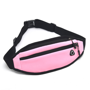 New Leisure Outdoor Running Mobile Phone Adjustable Belt With <b>Headphone</b> Waist Bag Trending custom Waist Fanny Pack - Product Image 6