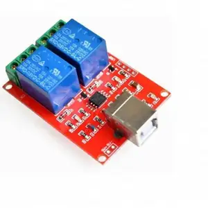 Promotion Programmable Computer Control Smart Home DC 5V Drop 2 Channel USB Relay Module