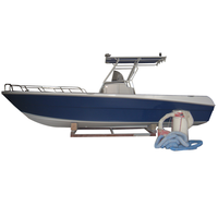 YAMANE Yacht 31ft Offre Spéciale CE APPROUVÉ En Fiber De Verre Center Console T- Top Pêche Ferry Bateau
