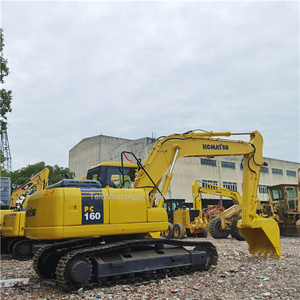 Mini pelleteuse sur chenilles KOMATSU PC160-7 d'occasion 16 tonnes avec composants de base Pompe à moteur Roulement d'engrenage du Japon - Product Image 2