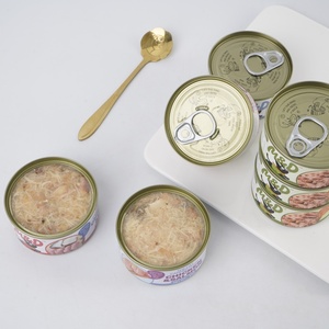 Nourriture <span class=keywords><strong>pour</strong></span> chats en conserve saveur <span class=keywords><strong>thon</strong></span> et poulet, <span class=keywords><strong>la</strong></span> plus vendue, OEM, délicieuses friandises humides <span class=keywords><strong>pour</strong></span> chats, aliments humides <span class=keywords><strong>pour</strong></span> chats, aliments en conserve <span class=keywords><strong>pour</strong></span> animaux de compagnie, vente en gros d'usine - Product Image 5