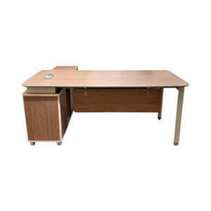 Muebles de Oficina Modernos Directo de Fábrica, Elegante Escritorio de Oficina de MDF con Juego de Archivadores a Juego - Product Image 2