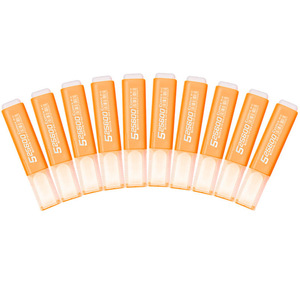 Marcadores de Oficina y Escolares de Plástico con Punta Inclinada de 5.0 mm, Amarillo, Rosa, Naranja, Verde, Azul, Morado, Impresión Digital - Product Image 2