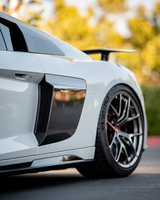 Panneau de porte latéral en fibre de carbone sèche pré-imprégnée de haute qualité, livraison rapide, prix de vente en gros, pour AUDI R8 2017