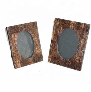 Palm Wood Mosaic Photo Frame Other Mosaics Also Available Picture Frames fro Table Home Decoration