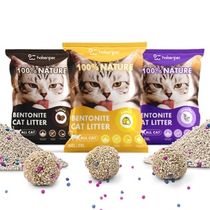 Haisen ODM OEM Bentonite Sand Supplier Dust Free Strong Strong Clumping <b>Cat</b> Litter Pet Shop Bentonite <b>Cat</b> Litter Sand - Product Image 1