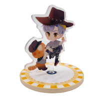 Support de présentation rotatif en acrylique personnalisé, impression UV, finition gravée au laser, léger, pour la promotion d'anime, de dessins animés et de K-pop