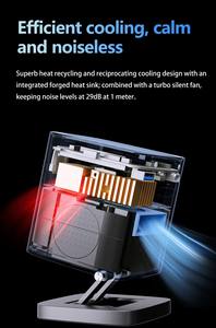 Proyector Ultra Portátil de Bolsillo Android 9, 180 ANSI, Bluetooth 5, WiFi 6, 2G, Compatible con 4K, Batería Integrada, DLP <span class=keywords><strong>Link</strong></span> 3D, Enchufe Estadounidense - Product Image 2