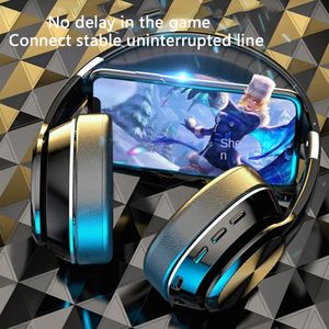 Casque sans fil HIFI BT 5.0 Casque musical Circum-auriculaire Pliable Basses avec micro FM pour <span class=keywords><strong>Samsung</strong></span> <span class=keywords><strong>iPhone</strong></span> Xiao Mi PC <span class=keywords><strong>TV</strong></span> - Product Image 2