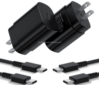 Vente chaude USB C Charge Super Rapide pour Samsung Galaxy S22 S23 type c Tête de Charge Rapide 25W cargador tipo c Chargeur Mural