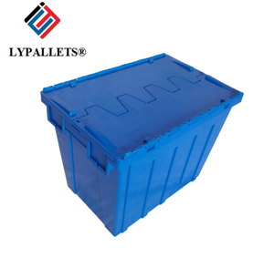 Hình chữ nhật hiện đại Thiết kế nhiệm vụ nặng nề nhựa rắn hộp hậu cần doanh thu hộp Stackable & nestable 50kg công suất tùy chỉnh logo - Product Image 5