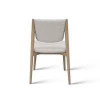 Chaise de salle à manger en bois de chêne massif rembourrée, éponge haute densité et résiliente, chaise pour hôtel, restaurant, usage commercial