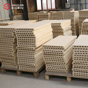 Meubles de four en alumine, cordierite, mullite, panneau creux, <span class=keywords><strong>dalle</strong></span> réfractaire pour four, services de découpe, de soudage et de poinçonnage sur mesure - Product Image 2