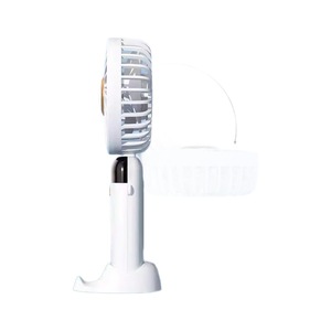 Handheld Mini Fan With Digital Display Usb Rechargeable <b>Foldable</b> Portable <b>Desk</b> Fan Dc Motor Long Battery Life - Product Image 2