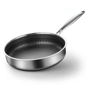 <strong>New</strong> High Quality 316/304 Stainless Steel Nonstick Frying <strong>Grill</strong> <strong>Pan</strong> Steak Skillet Non Stick Fry <strong>Pan</strong> for Restutrant - Product Image 1