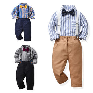 <span class=keywords><strong>Chemise</strong></span> à manches longues pour <span class=keywords><strong>petit</strong></span> garçon, costume formel pour enfants de 1 à 6 ans - Product Image 1
