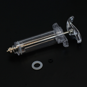 Có Thể Điều Chỉnh 20Ml Tái Sử Dụng Thú Y Tiêm Ống Tiêm Động Vật Cấp Nhựa Thép PC/Tpx Vật Nuôi Vật Nuôi An Toàn Cụ Thể Cho Gia Súc - Product Image 4