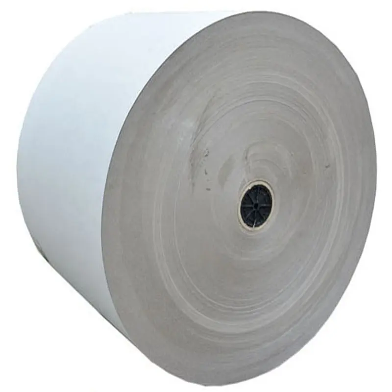 100% recycled gray cardboard paperboard rolls