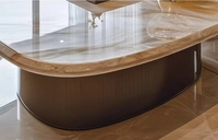 Table basse en marbre de luxe italienne, design moderne et minimaliste, durable, table d'appoint haut de gamme pour salon, usage domestique