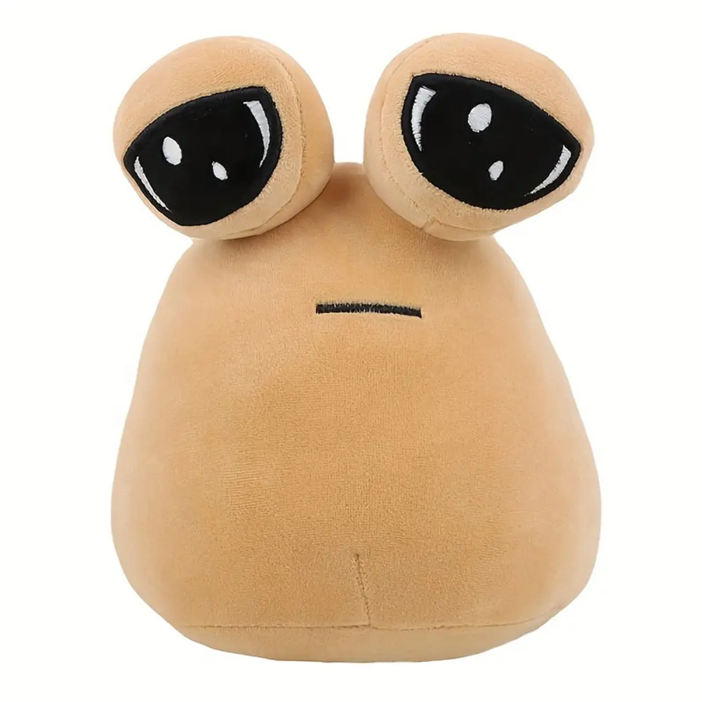 Jogo de pelúcia My Pet Alien Pou, brinquedo de pelúcia ideal para decoração de quarto de crianças e adultos, jogo de 22 cm/8.66 polegadas