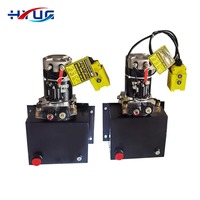 Moteur à courant continu 12v 24v, unité de puissance hydraulique à double action, mini unité de puissance hydraulique