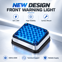 Feu de signalisation avant haute luminosité Senken LTE335G 12V 24V, clignotant LED étanche pour moto et véhicule de secours d'urgence