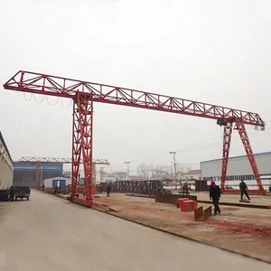 A Fame 10 Ton 20 Ton Truss Structure Mobile Single Girder Gantry Crane