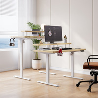 Escritorio de Computadora Plegable Ergonómico de Altura Ajustable con un Motor y 2 Etapas, Escritorio para Juegos para el Hogar, Venta Caliente
