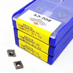 Inserto <span class=keywords><strong>de</strong></span> carburo para torneado ZCCCT INSERT CCMT CCMT060204 TC YB7315 para fresadora CNC, CCMT09 CCMT06, punta <span class=keywords><strong>de</strong></span> carburo CCMT0602 - Product Image 1