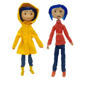 도매 영화 그림 PVC 장난감 관절 이동식 모델 Coraline Jones NECA 액션 피규어