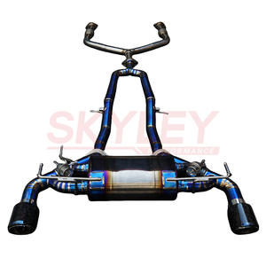 Skyley Valvetronic выхлопная система Catback, комплект из титанового сплава, 3 года, 7-15 дней для Nissan 370Z, коробка для выхлопных газов - Product Image 1